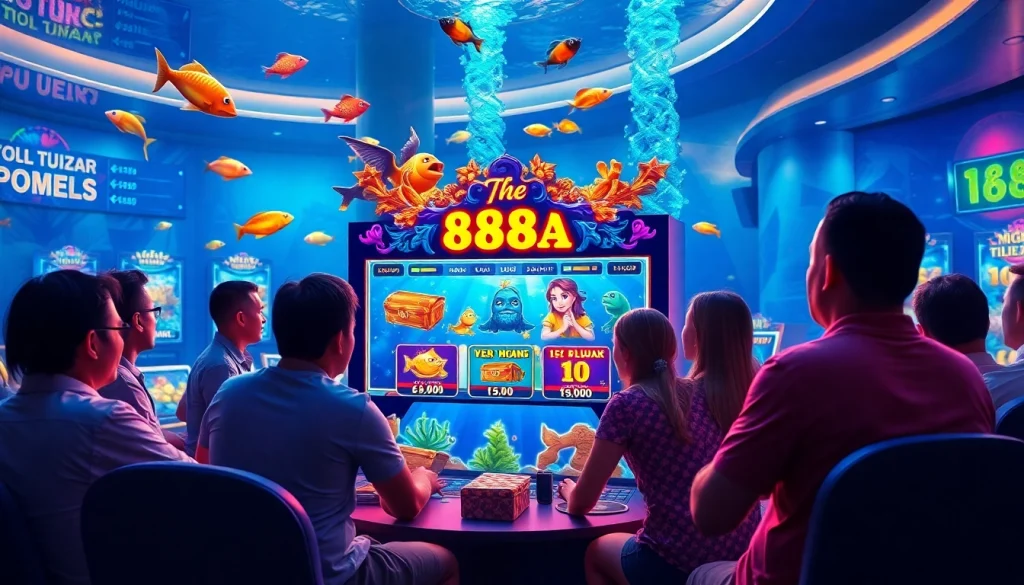 Experience the thrilling bắn cá 88aa game, featuring vibrant visuals and exciting underwater adventures that engage players in an immersive betting environment.